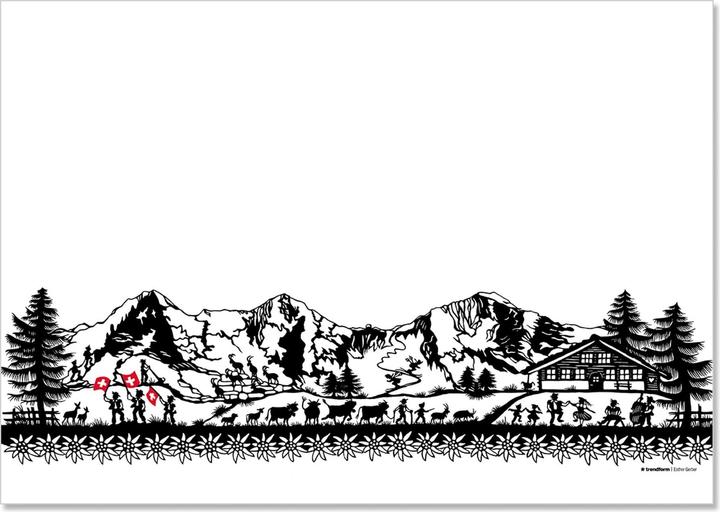 Actual product image Trendform Swiss Tradition 1 (48 x, 30 x 1 cm)