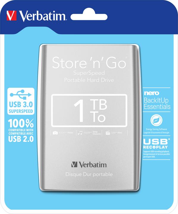 Actual product image Verbatim Store n Go (1 TB)