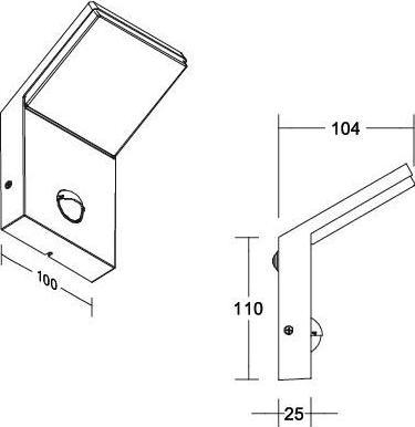 Immagine prodotto Brumberg Lampada da parete a LED 65121103230V AC 50 Hz 7,9W 3.000K (680 lm)