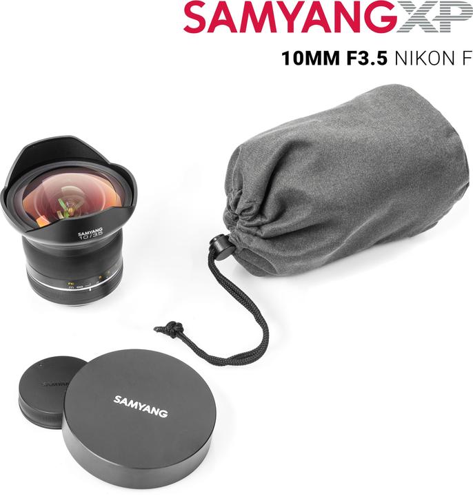 Image du produit Samyang Objectif XP 10mm F3.5 Nikon F Premium MF (Nikon F, APS-C / DX, Plein format)