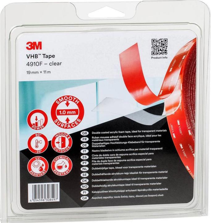 Actual product image 3M VHB adhesive tape (19 mm)