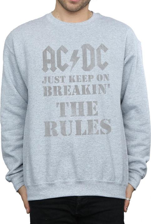 Produktbild AC/DC Just Keep On Breaking The Rules Sweatshirt aus Baumwolle (XL)