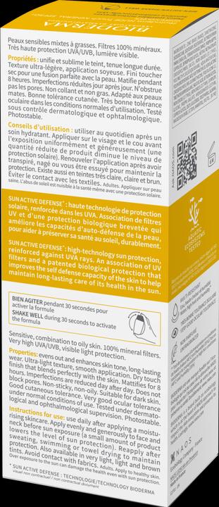 Produktbild Bioderma Photoderm Nude Touch Mineral SPF50+ dorée (Sonnencreme Gesicht, SPF 50+, 40 ml)