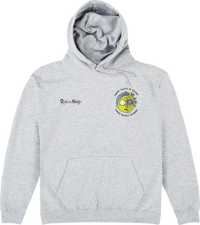 Actual product image Rick And Morty Unisex Adult Nobody Exists Hoodie (XXL)
