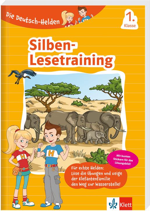 Produktbild Die Deutsch-Helden: Silben-Lesetraining 1. Klasse (Deutsch, 2021)