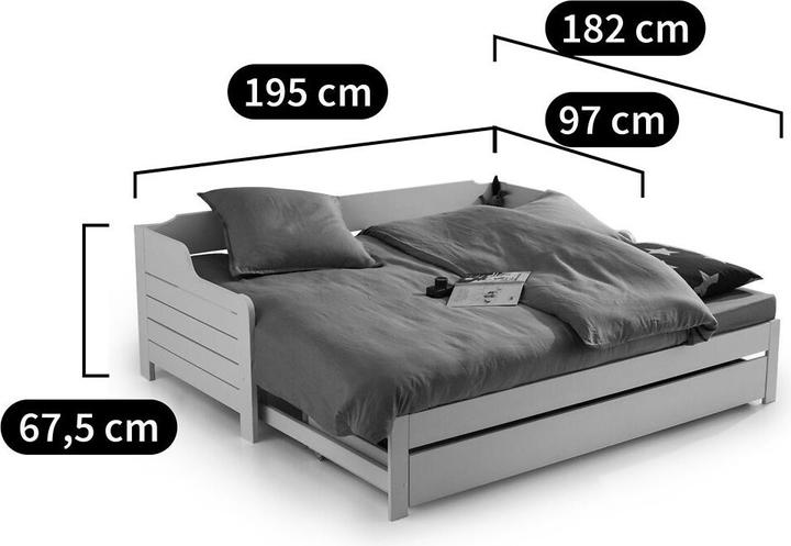 Produktbild La Redoute Interieurs Grimsby (90 x 190 cm)