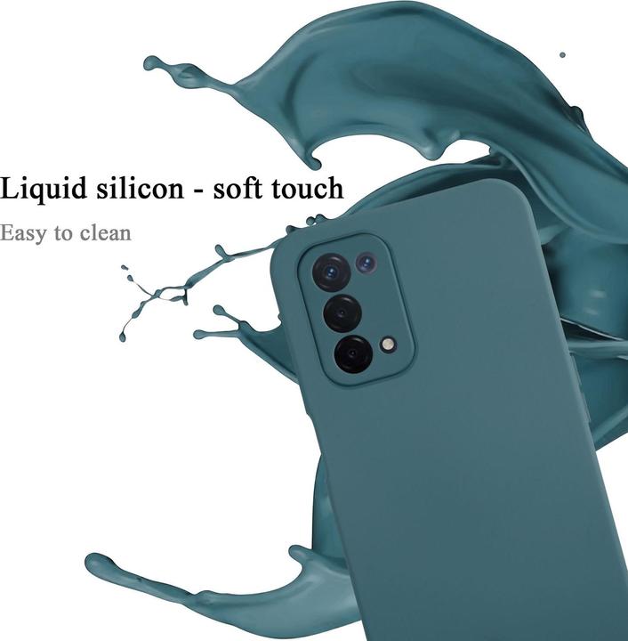 Actual product image Cadorabo Case for OPPO A54 5G / A74 5G TPU in liquid protection silicone design (Oppo A74 5G)