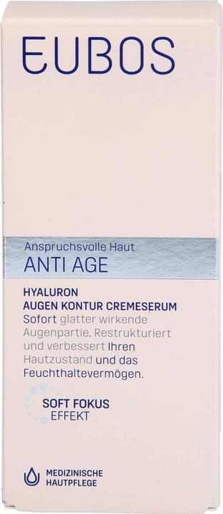 Actual product image Eubos Sensitive Hyaluron Eye Contour CreamSerum, 15 ml CRE (15 ml)