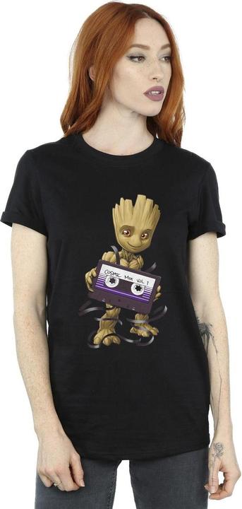 Image du produit - T-shirt GUARDIANS OF THE GALAXY GROOT COSMIC TAPE - Femme (S)