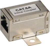 Produktbild EFB Elektronik Modular-Adapter RJ45 STP, Cat.6A, mit Flansch für Wandmontage Cat.6AVerbindungskupplung für Netzwerk (Netzwerk Kupplung)