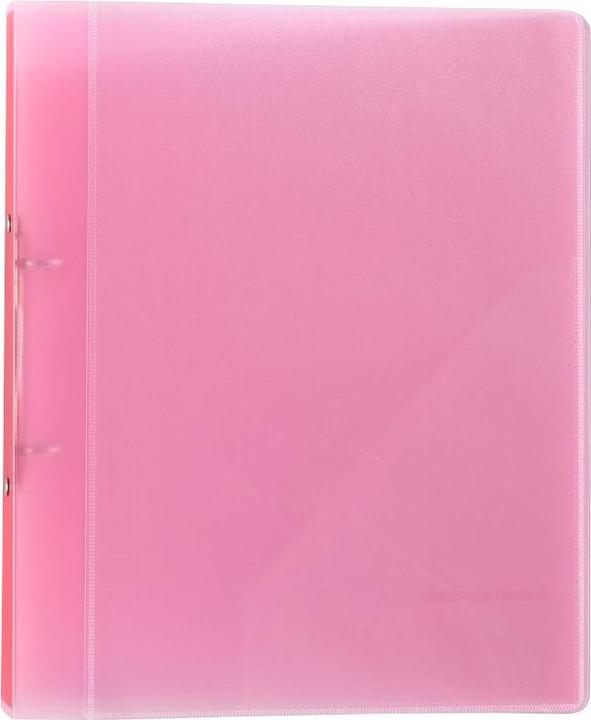 Produktbild Eichner Präsentationsringbuch 2-Ringe rot-transparent 2,5 cm DIN A4 (A4, 25 mm, 1 Stück)
