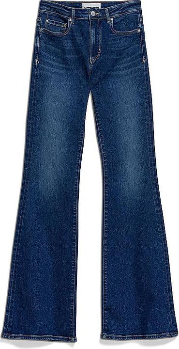 Armedangels Mid Waist Anamaa Jeans Flared Clean Dark Blue