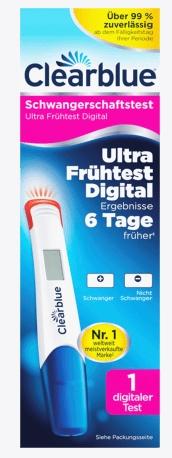 Produktbild Clearblue Schwangerschaftstest, 1 Stück (1 x)