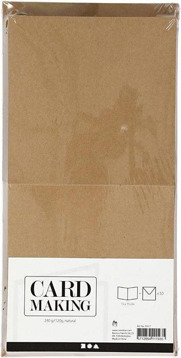 Image du produit Creativ Company Jeu de cartes et d'enveloppes (50 pcs)