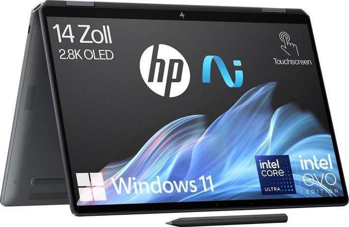 Image du produit HP OmniBook Ultra Flip 14-fh0075ng ordinateur portable 14"" (35,6cm) (14", 16 Go, 1000 Go, DE)