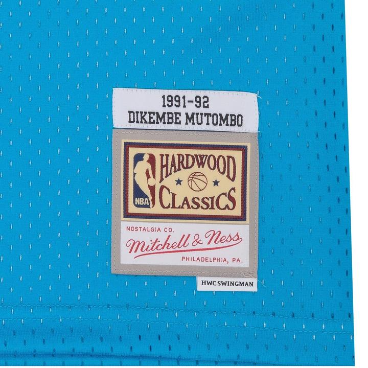 Immagine prodotto Mitchell & Ness Maglia Swingman Denver Nuggets TROPICAL Dikembe Mutombo - M (M)