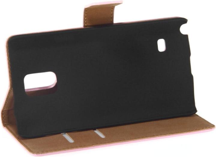 Produktbild OEM Slim Leather Book Case for Galaxy Note 4 - pink 4250710555796 (Samsung Galaxy Note 4)
