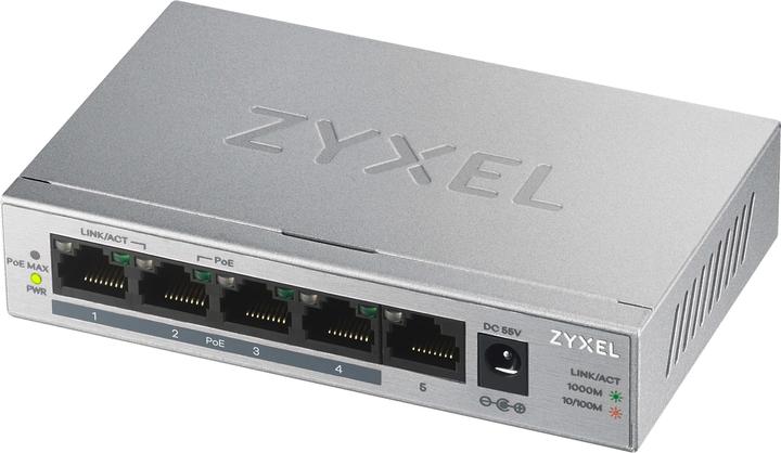 Actual product image Zyxel GS1005HP (5 Ports)