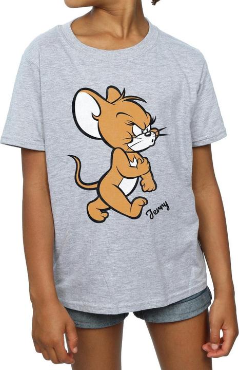 Actual product image Tom & Jerry Girls Mouse Cotton T-Shirt (128)