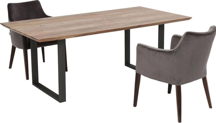 Actual product image Kare Design Table Symphony Crude Steel 160x80cm (160 x 80 cm)
