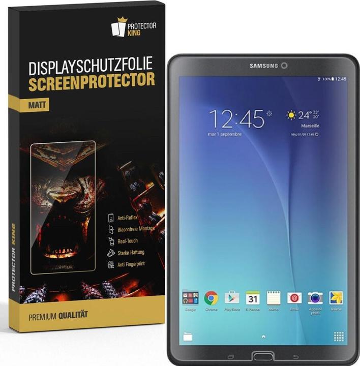 Produktbild Protectorking 6x Displayschutzfolie matt Anti-Reflex entspiegelt (6 Stück, Galaxy Tab E 9.6)