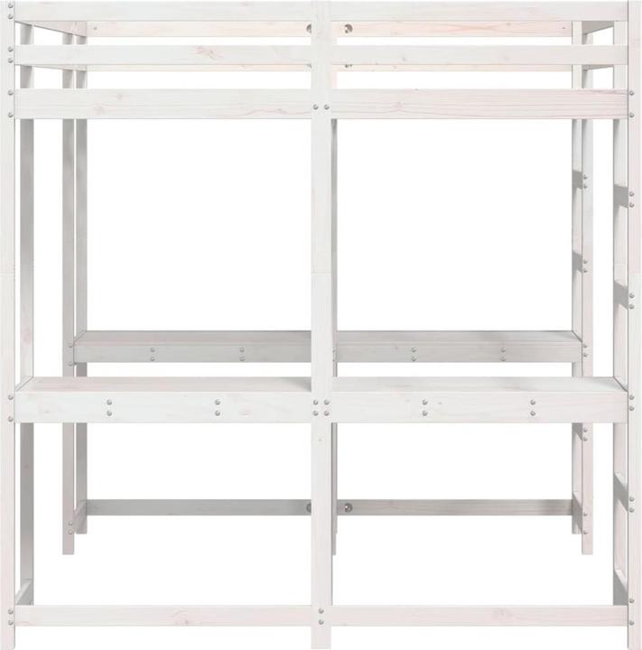 Produktbild VidaXL Hochbett mit Schreibtisch & Leiter (140 x 200 cm)