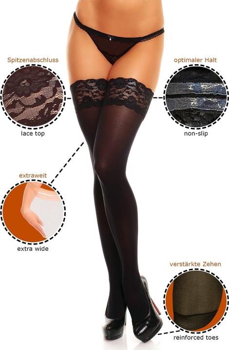 Image du produit Glamory Micro 60 Bas autofixants, couleur make-up, taille 40-42 (60 DEN, 40 - 42)