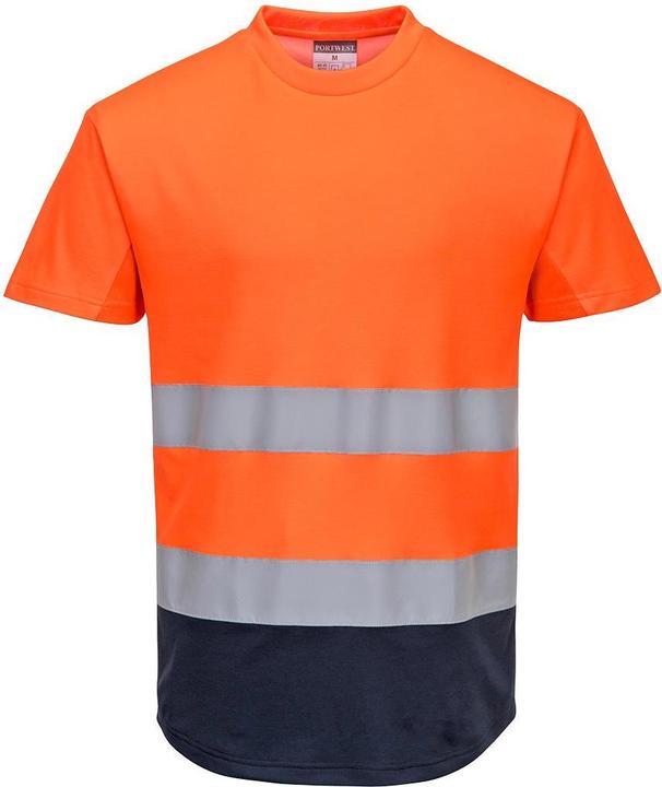 Portwest Kontrast HiVis SicherheitsTShirt
