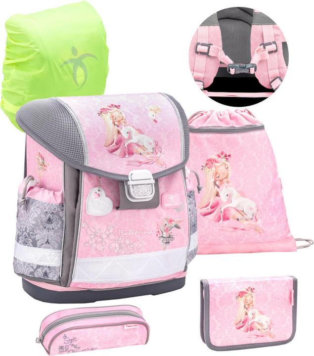 Actual product image Belmil CLASSY school backpack 5-piece set Ballerina (19 l)