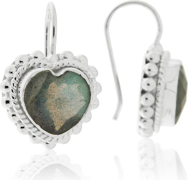 Produktbild Leyda Ohrhänger Herz (Silber 925, Stein)