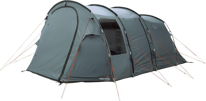 Easy Camp Tunnelzelt Hamra 5 (grau, Modell 2025) (Tunnelzelt, 16.50 kg, 5 Personen)