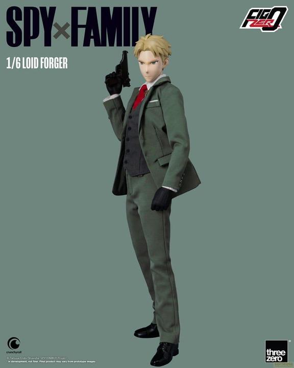 Actual product image ThreeZero Spy x Family FigZero Action Figure 1/6 Loid Forger 31 cm