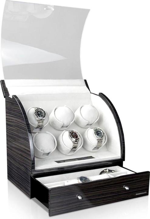 Image du produit Designhütte Remontoir pour Montres Basel 6 LCD - Dark Oak (6 x)