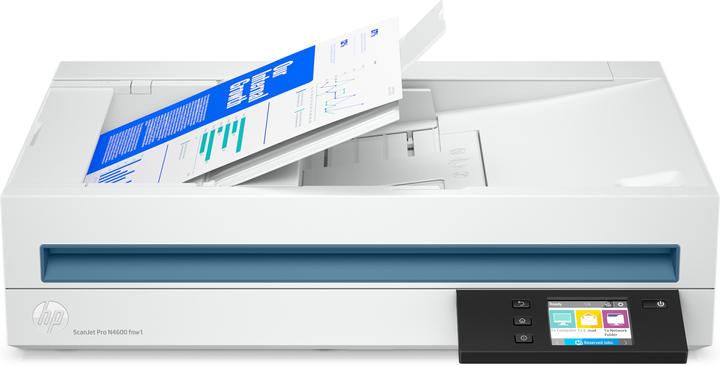 Immagine prodotto HP ScanJet Pro N4600 fnw1/scansione fino a 40ppm/100 pagine ADF con scansione automatica fronte/retro (USB, WiFi, LAN, Ethernet, RJ45)