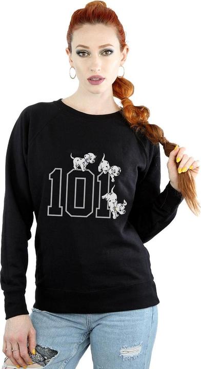Actual product image 101 Dalmatians Womens/Ladies Puppies Cotton Sweatshirt (XL)