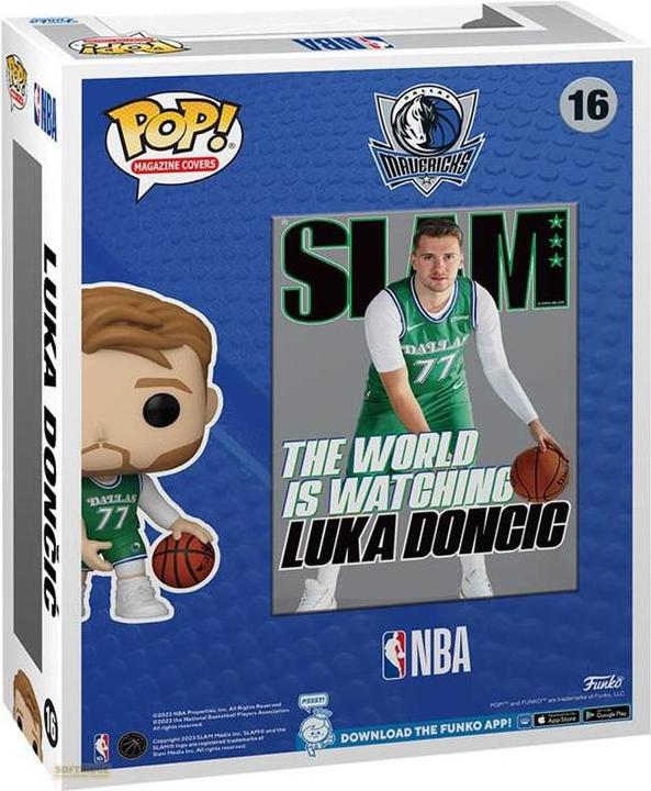 Immagine prodotto Funko Copertina NBA POP! Figurina in vinile di Luka Doncic (rivista SLAM) 9 cm