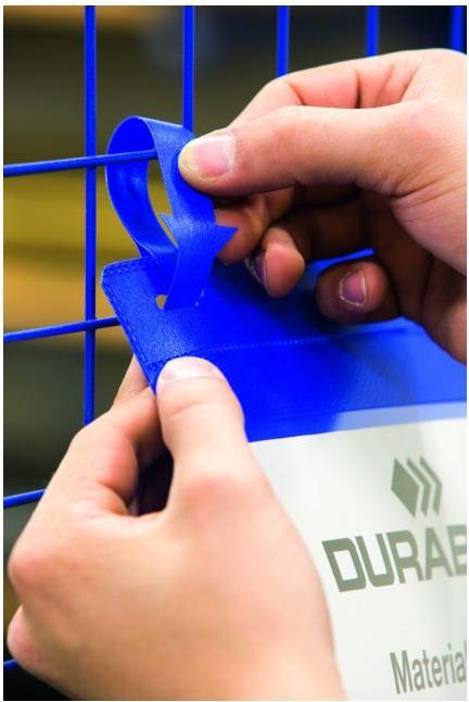 Produktbild Durable Gitterboxtasche mit Lasche A5 quer (A5, Quer)