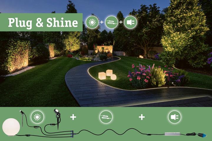 Produktbild Paulmann Outdoor Plug & Shine Pike Starterset (170 lm, IP44)