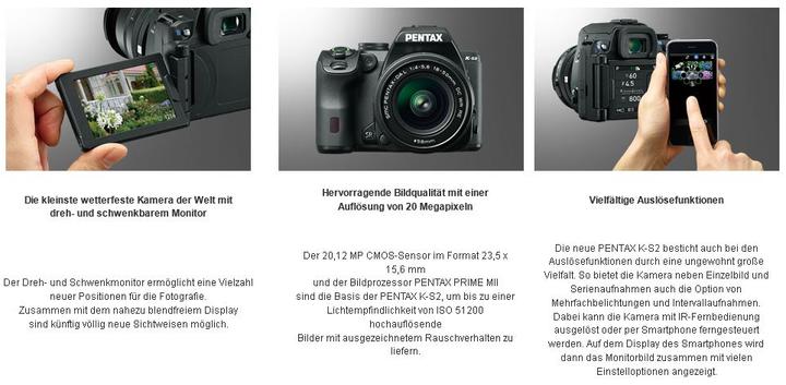Produktbild Pentax K-S2 18-50mm Kit (20.12 Mpx, APS-C / DX)