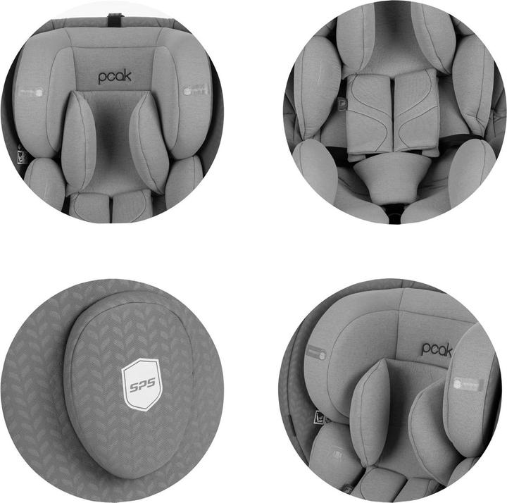 Actual product image Chipolino Peak i-Size child seat (Reboarder, ECE R129/i-Size Standard)
