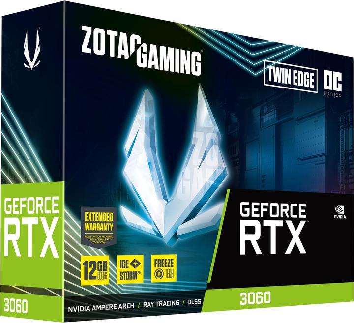 Actual product image Zotac Gaming GeForce RTX 3060 Twin Edge OC (12 GB)