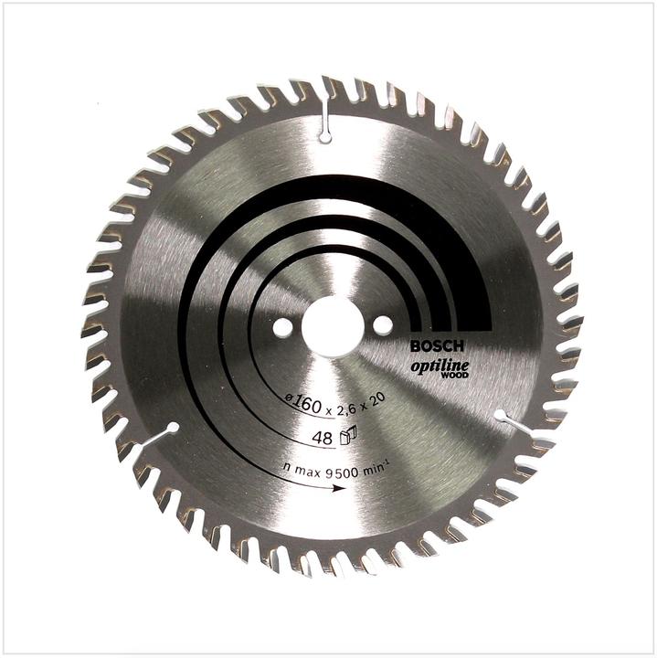 Produktbild Bosch Professional Zubehör PRO Wood Kreissägeblatt, 160 x 2.6 x 20 mm