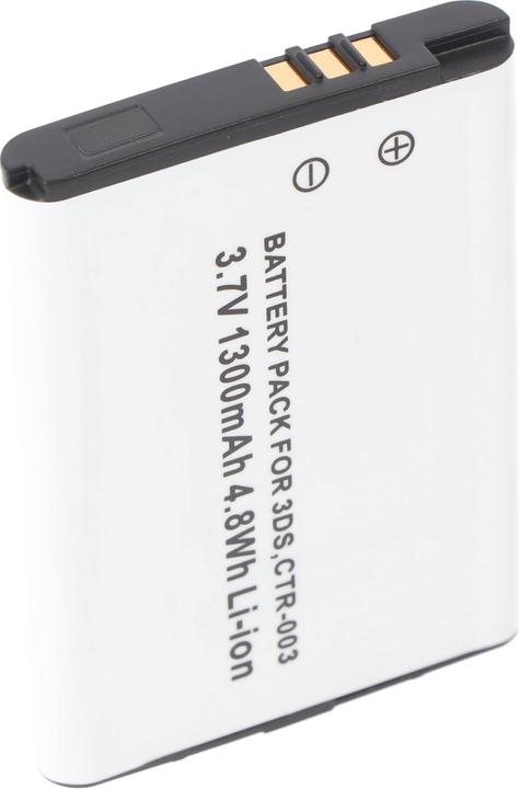 Actual product image XCell Li-Ion Akku passend für Nintendo C/CTR-A-AB Akkutyp CTR-003, 3,7 Volt, 1300mAh (3DS, 2DS)