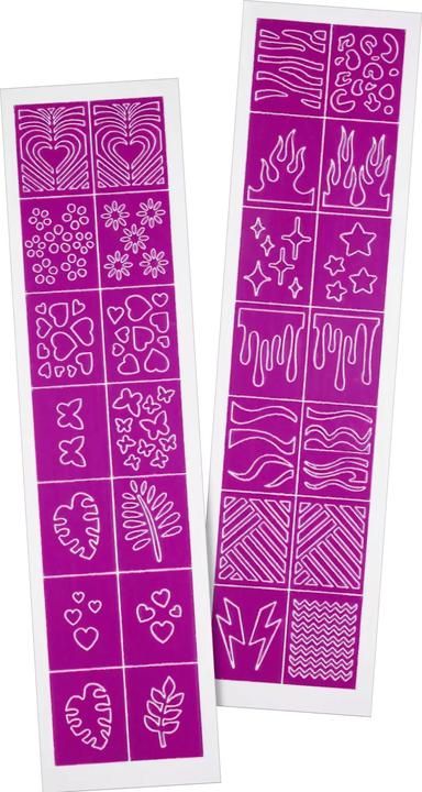 Actual product image essence Nail polish nail art stencils (Nail enamel remover, White)