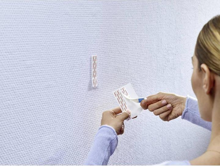 Actual product image tesa Adhesive nail for wallpaper & plaster, 2kg holding power, height-adjustable