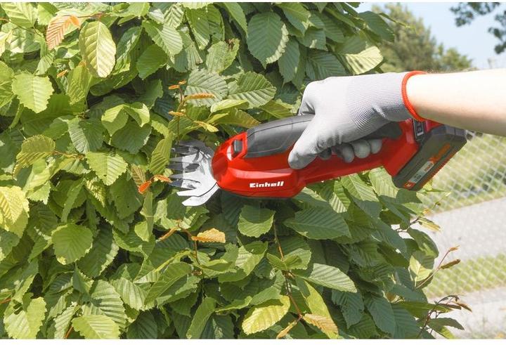 Actual product image Einhell cordless grass and shrub shears (Cordless hedgecutters)