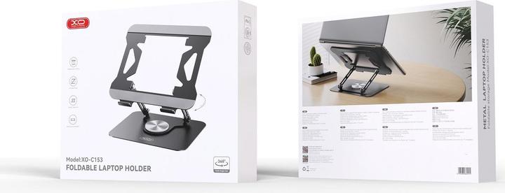 Actual product image xO holder stand C153 black for laptop max 17,3"