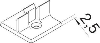 Image du produit Tehalit Pied de cloison (3.50 cm)