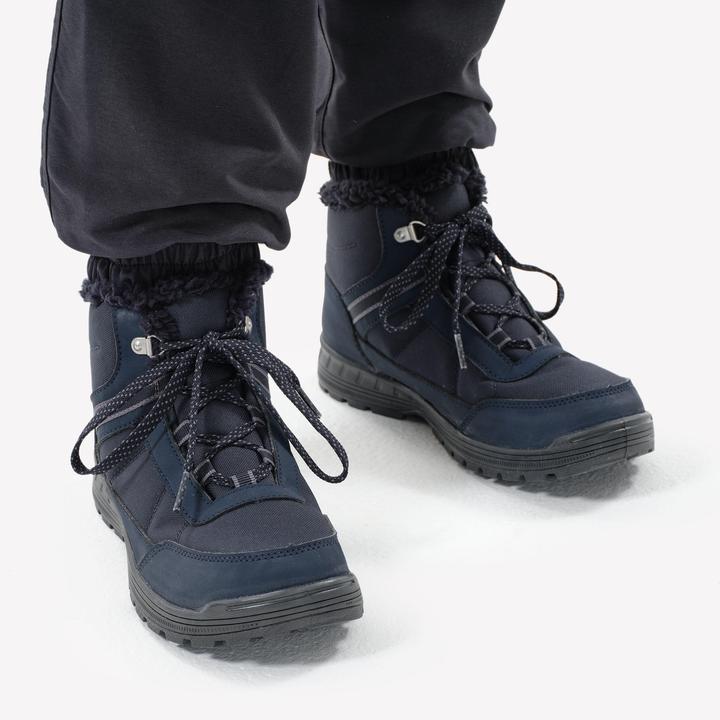 Image du produit Quechua Chaussures d'hiver enfants taille 35-38 laçage chaud étanche randonnée hivernale - SH100 (37)
