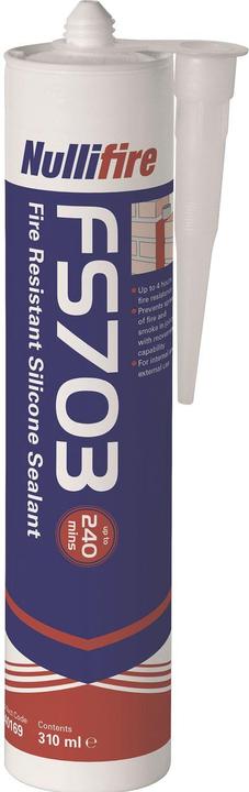 Produktbild Nullifire Silikondichtstoff FS703 weiss 310 ml (0.49 kg, Weiss, 310 ml)